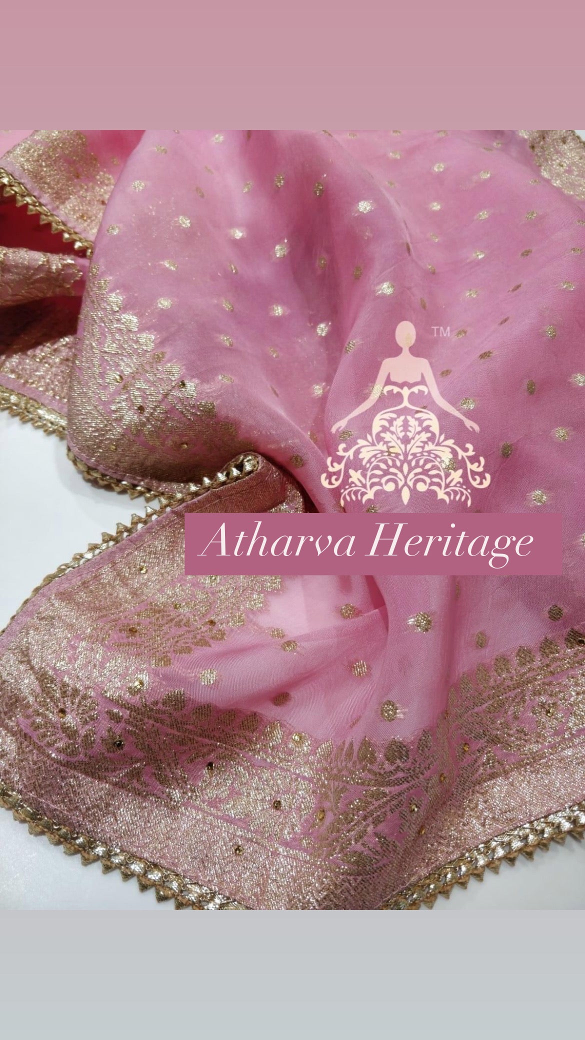 ATHARVA Hand Embroidery Salwar Kameez/Tissue Silk Ladies Suit/Organza Banarsi Silk Dupatta/Stones/Custom Stitch Unstitch/Gift/TO1675C