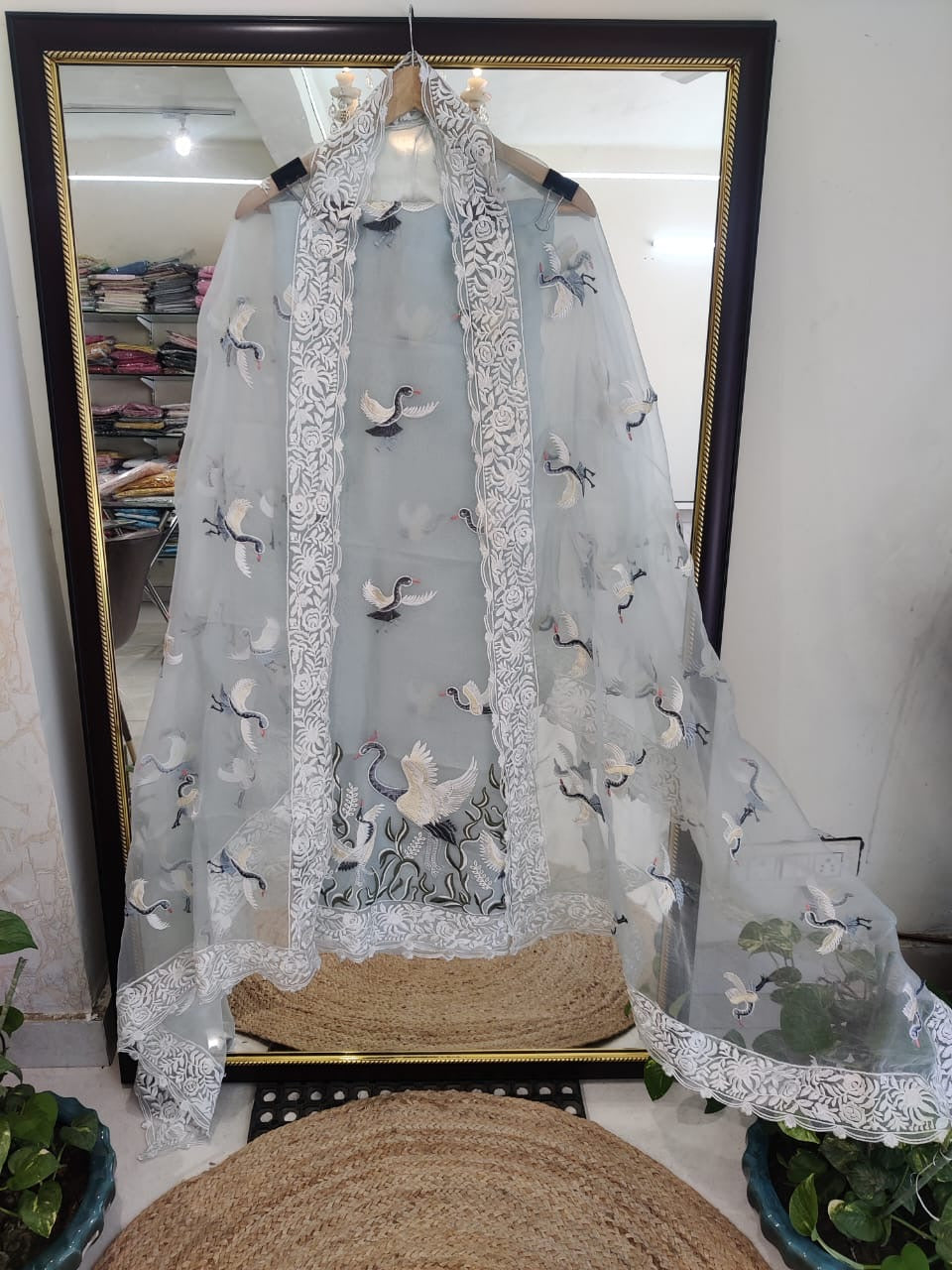 Atharva Heritage SHEER LUXURY PARSI GARA SUIT SHEER0017