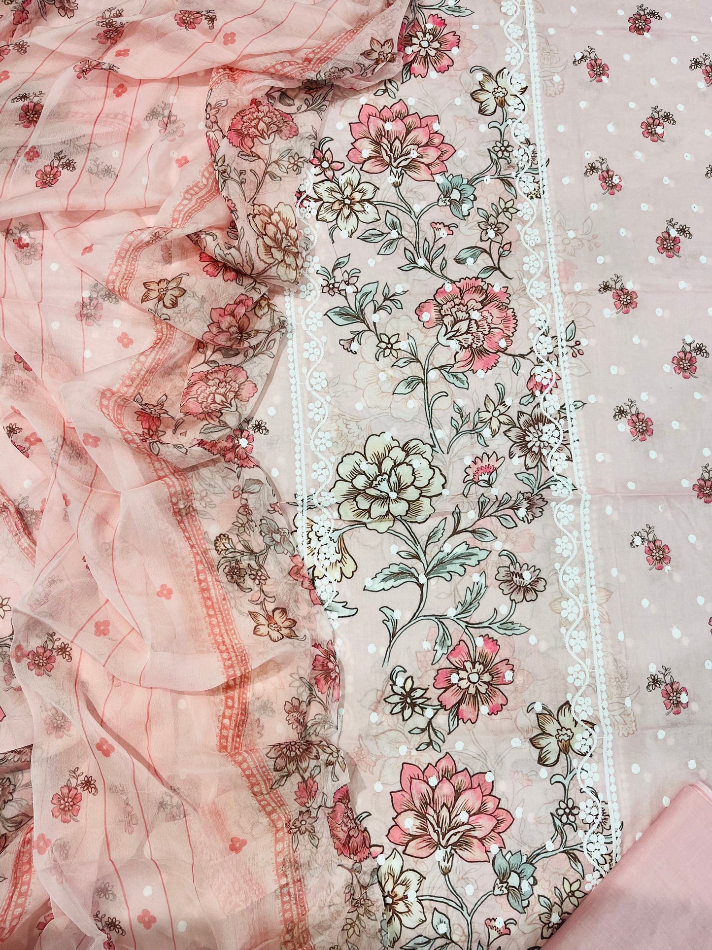 SUMMER VIBES /PURE MUL COTTON COP015 Powder Pink