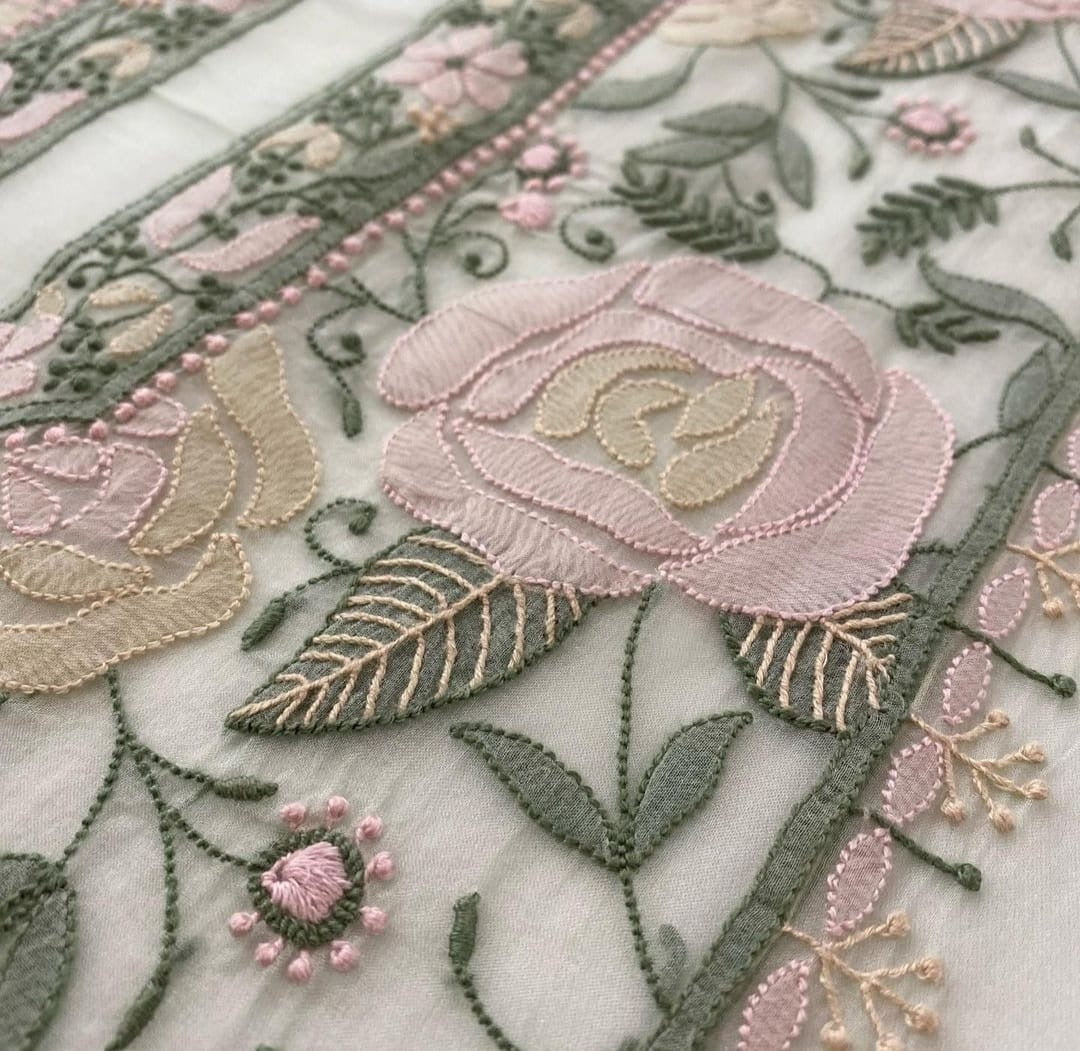 ATHARVA HERITAGE “Nazakat – Silk Organza Chikankari Elegance” Sheer00097