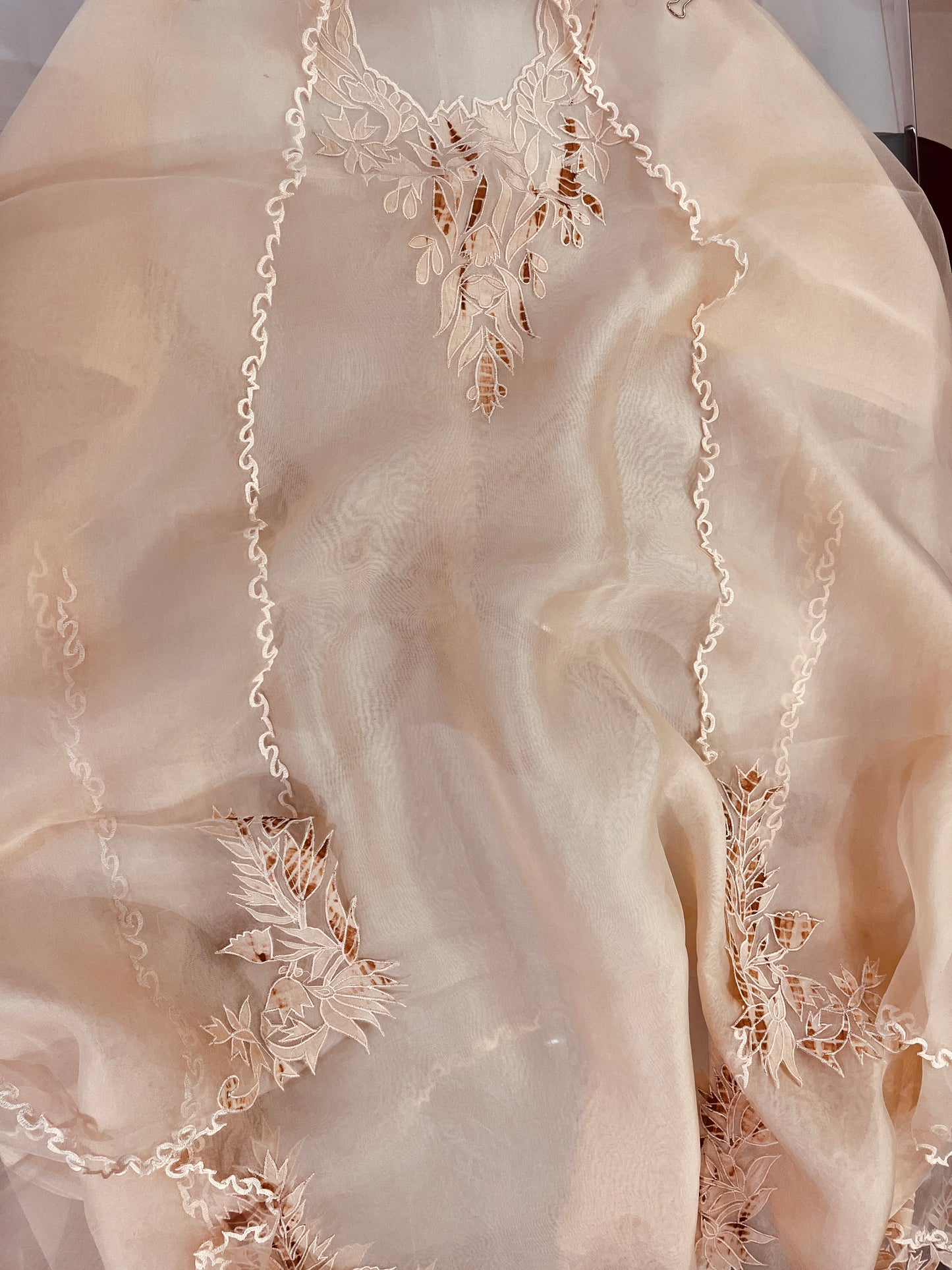 ATHARVA HERITAGE Sheer Luxury Ready to Wear Pakistani Appliqué Unstitched Suit SLP0507BB