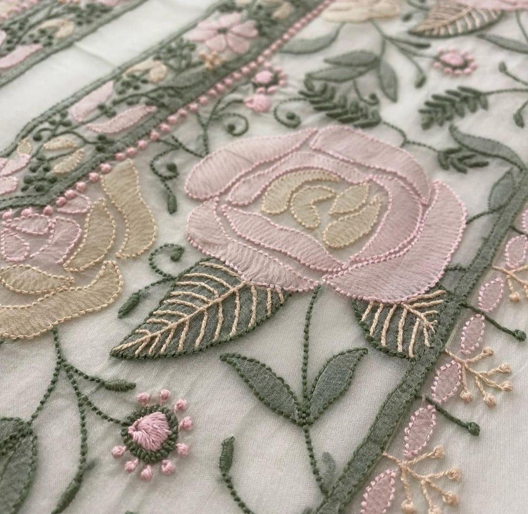 ATHARVA HERITAGE “Nazakat – Silk Organza Chikankari Elegance” Sheer00097