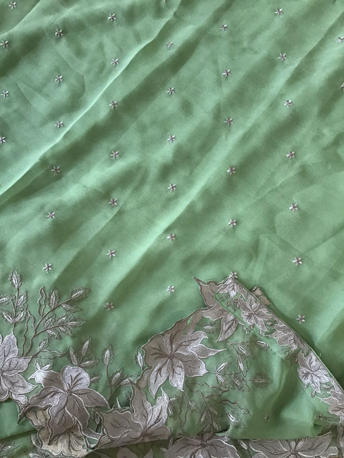 Atharva Heritage/ Georgette PARSI GARA SUIT GR009