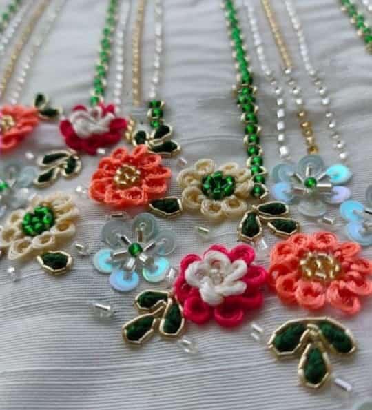 PURE CHANDERI SILK AND ORGANZA EDITS CHO00105(B)