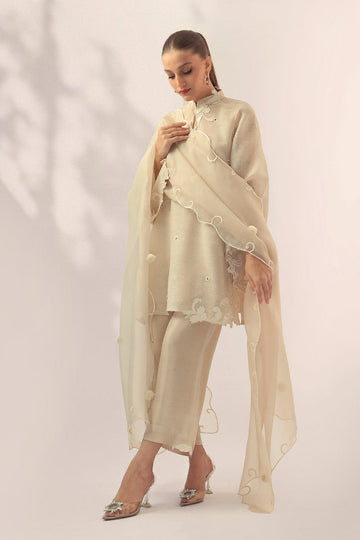 Atharva Heritage Sheer Luxury Ready to Wear Pakistani Appliqué Suit SLP0508