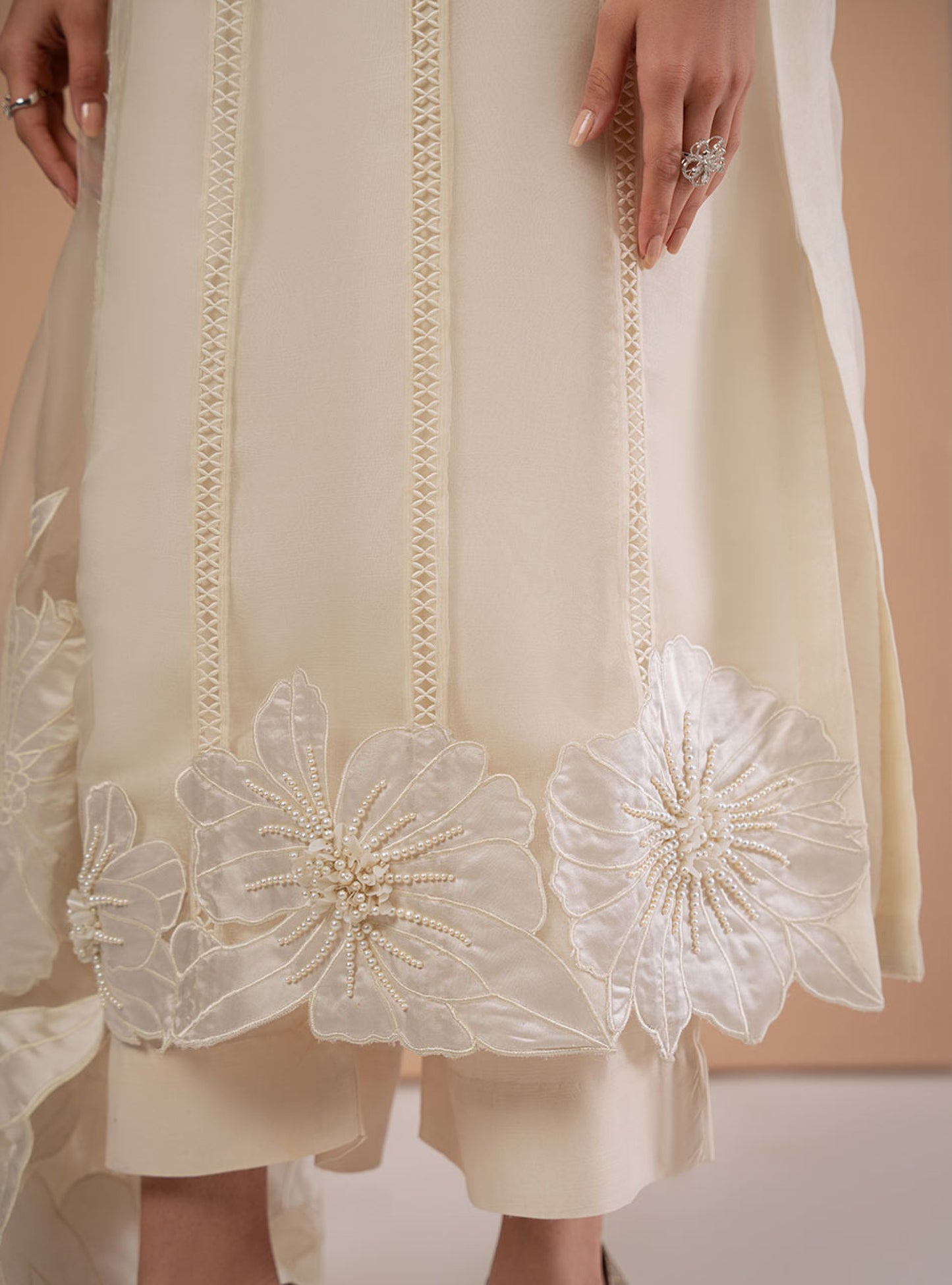 ATHARVA HERITAGE Sheer Luxury Ready to Wear Pakistani Appliqué Suit SLP05055