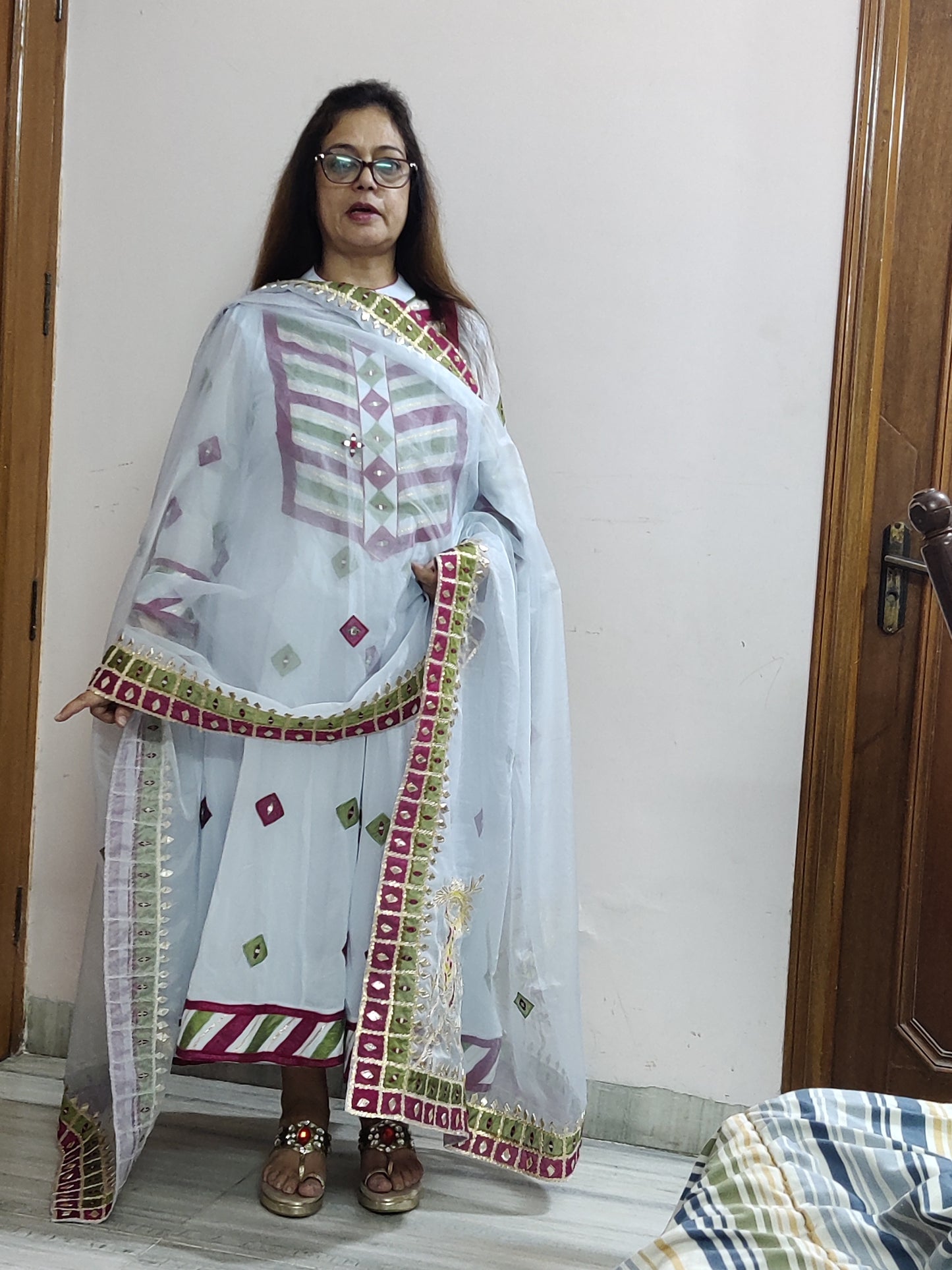 Georgette Anarkali By Atharva Heritage GA001