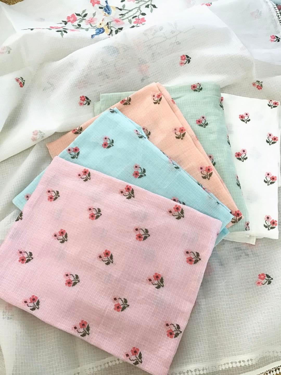 Atharva Embroidered Cotton Kota Salwar Kameez/Embroidery Kota Dupatta /Kota Embroidery Shirt /Cotton Chikankari Bottom- KK008