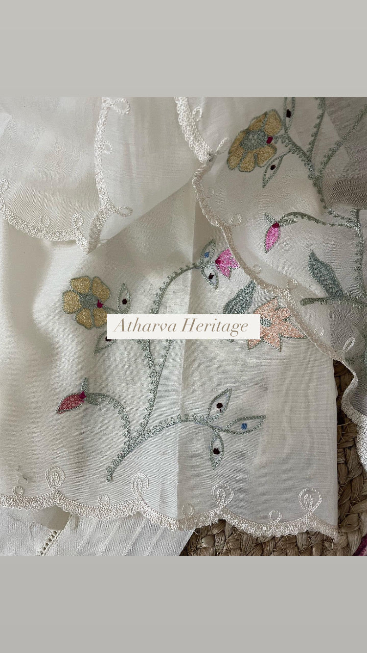 Atharva PURE CHANDER SILK KASHMIRI AARI SUIT CH1903