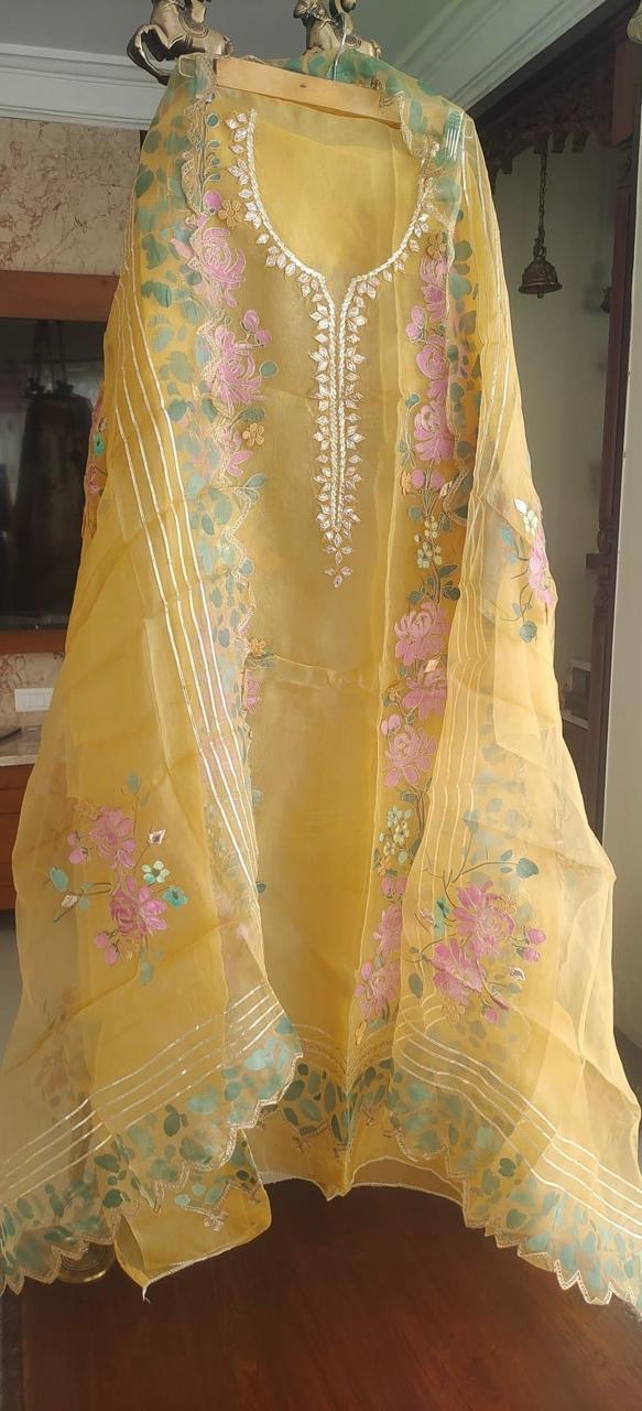 SHEER LUXURY HAND PAINTED SUIT SHEER00981