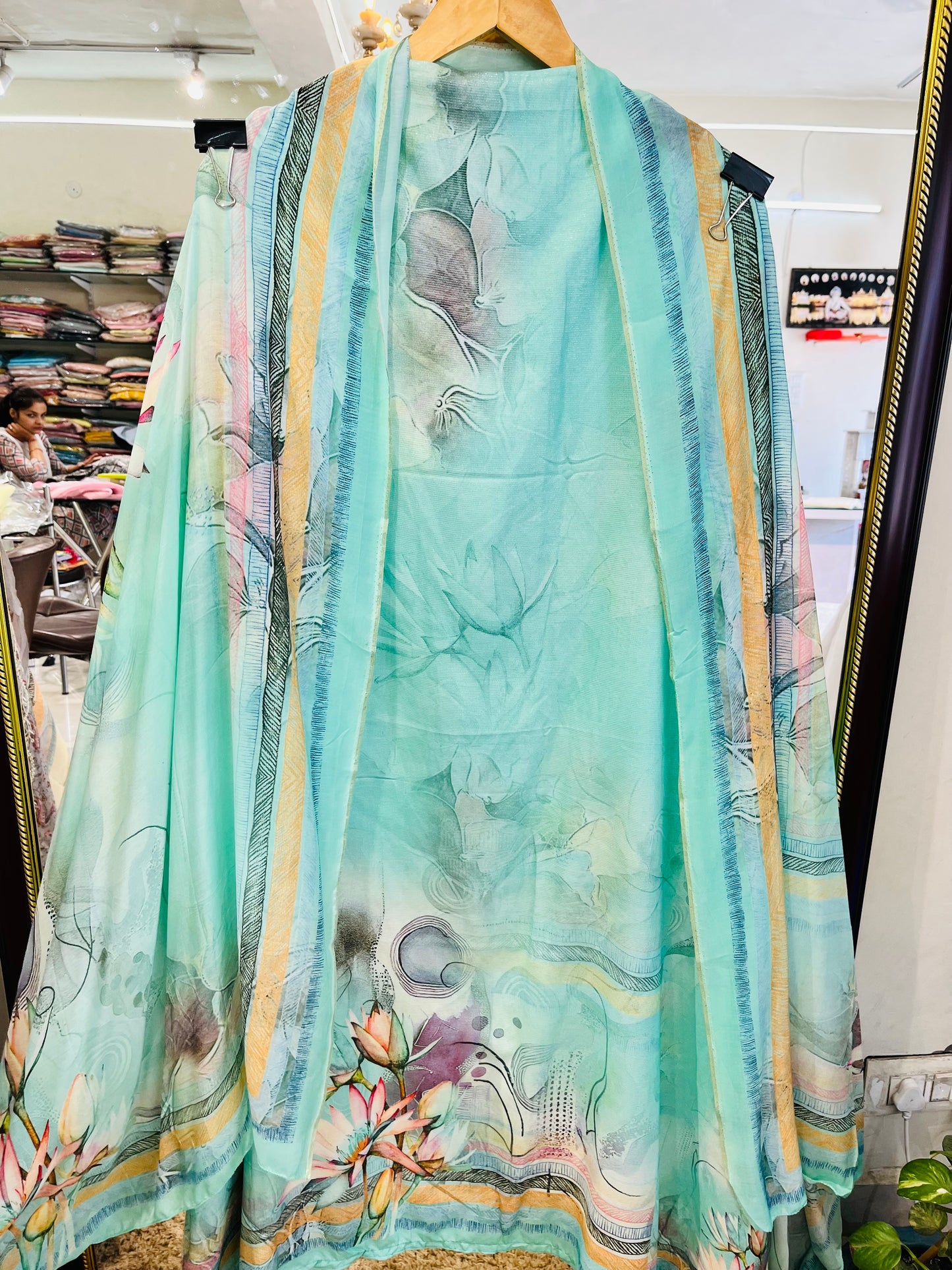 SUMMER VIBES /PURE MUSLIN COTTON MCOP02 Green