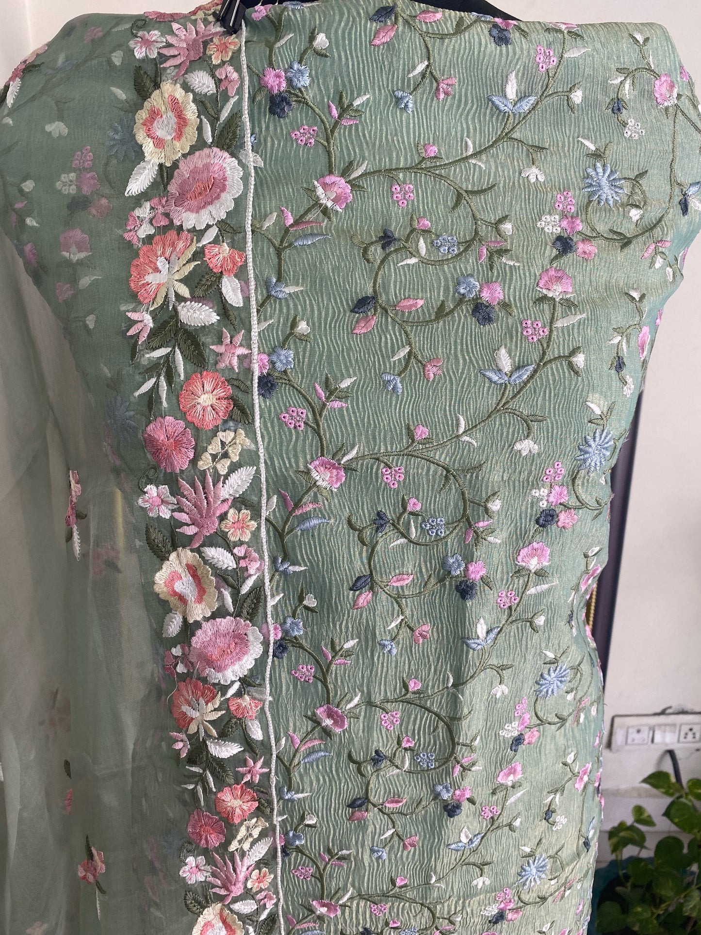 MAHARANI LUXURY Pure Crush TISSUE SILK SUIT MTC00521