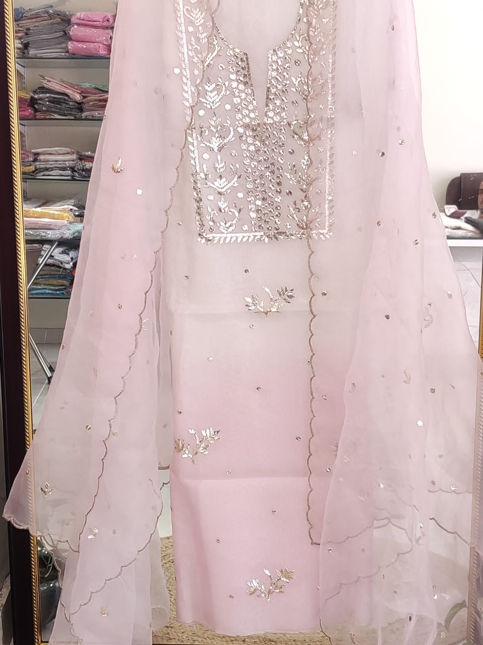 Sheer Luxury Premium Lucknowi Collection Sheer00056