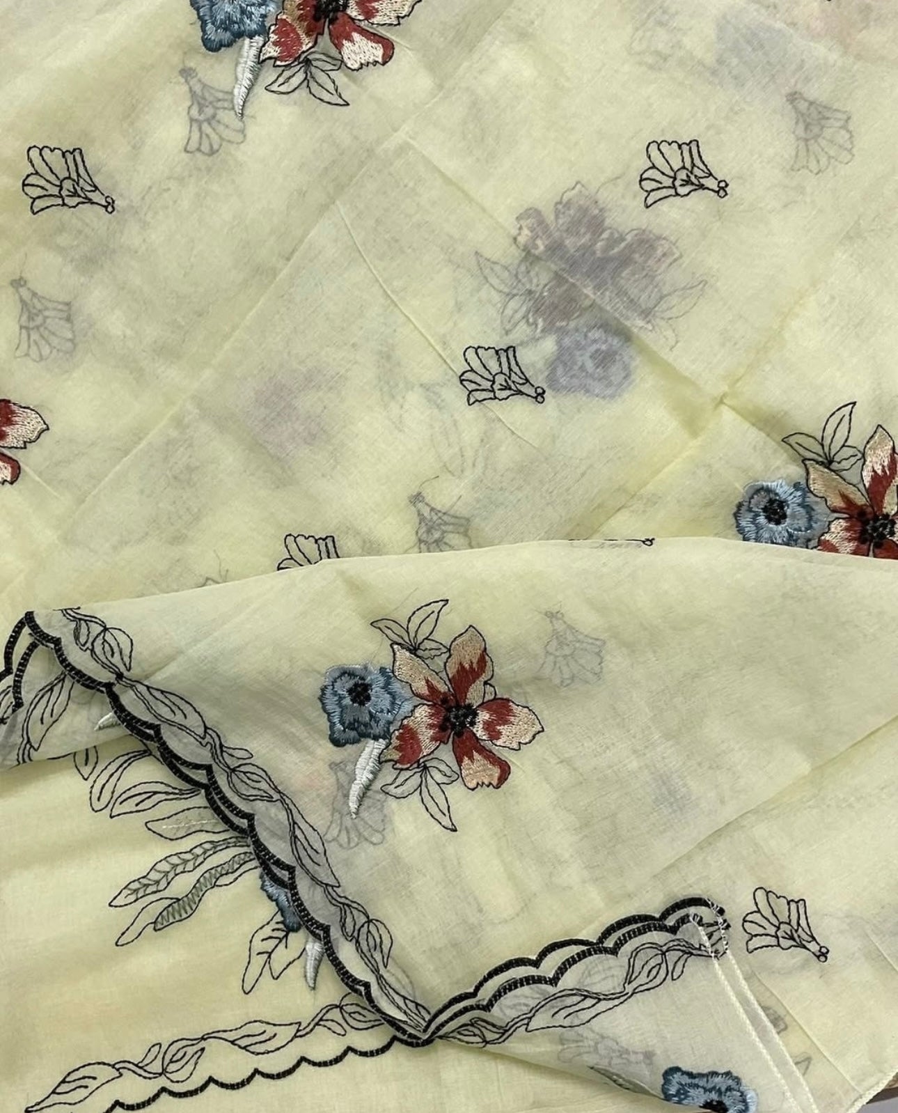 Atharva Heritage Pure Mul Chanderi Kurta/Pure Mul Chanderi Dupatta / Embroidered SUIT CHO00167