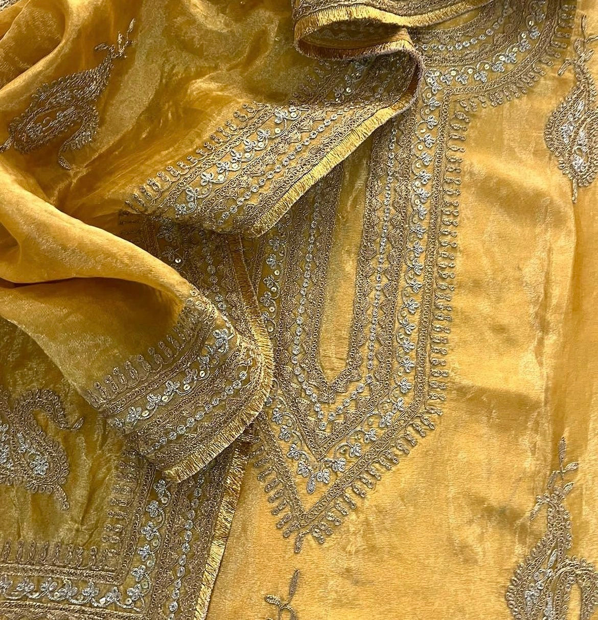 MAHARANI LUXURY TISSUE SILK SUIT MTC002