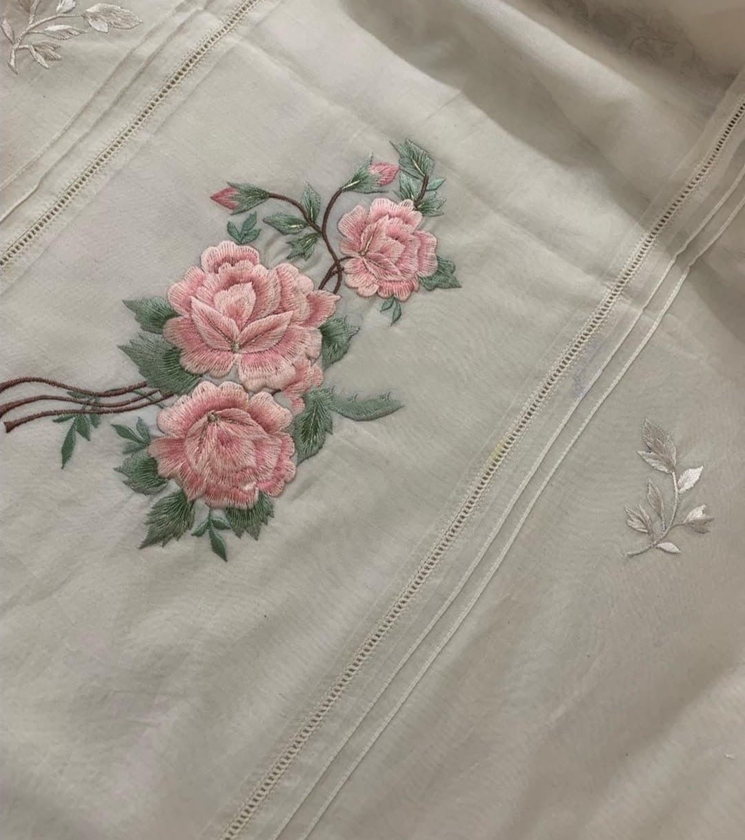 ATHARVA HERITAGE PURE CHANDER SILK PARSI GARA SUIT CH5424