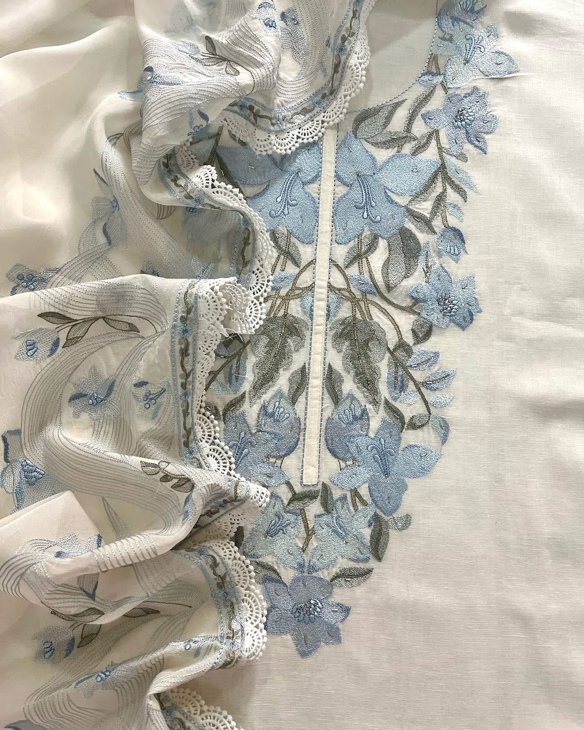 Atharva Hand Gota Embroidered Pure Mul Chanderi Hand woven edits MC70011