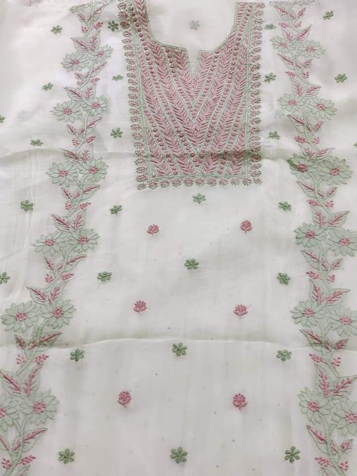 ATHARVA HERITAGE “Ombre Nazakat – Silk Organza Chikankari Elegance” Sheer00095