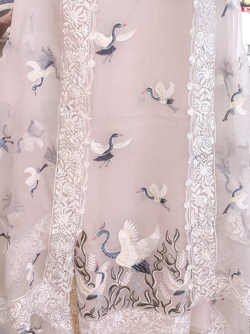 Atharva Heritage SHEER LUXURY PARSI GARA SUIT SHEER0017