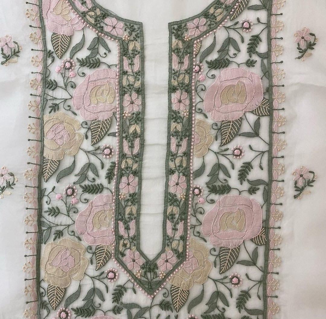 ATHARVA HERITAGE “Nazakat – Silk Organza Chikankari Elegance” Sheer00097