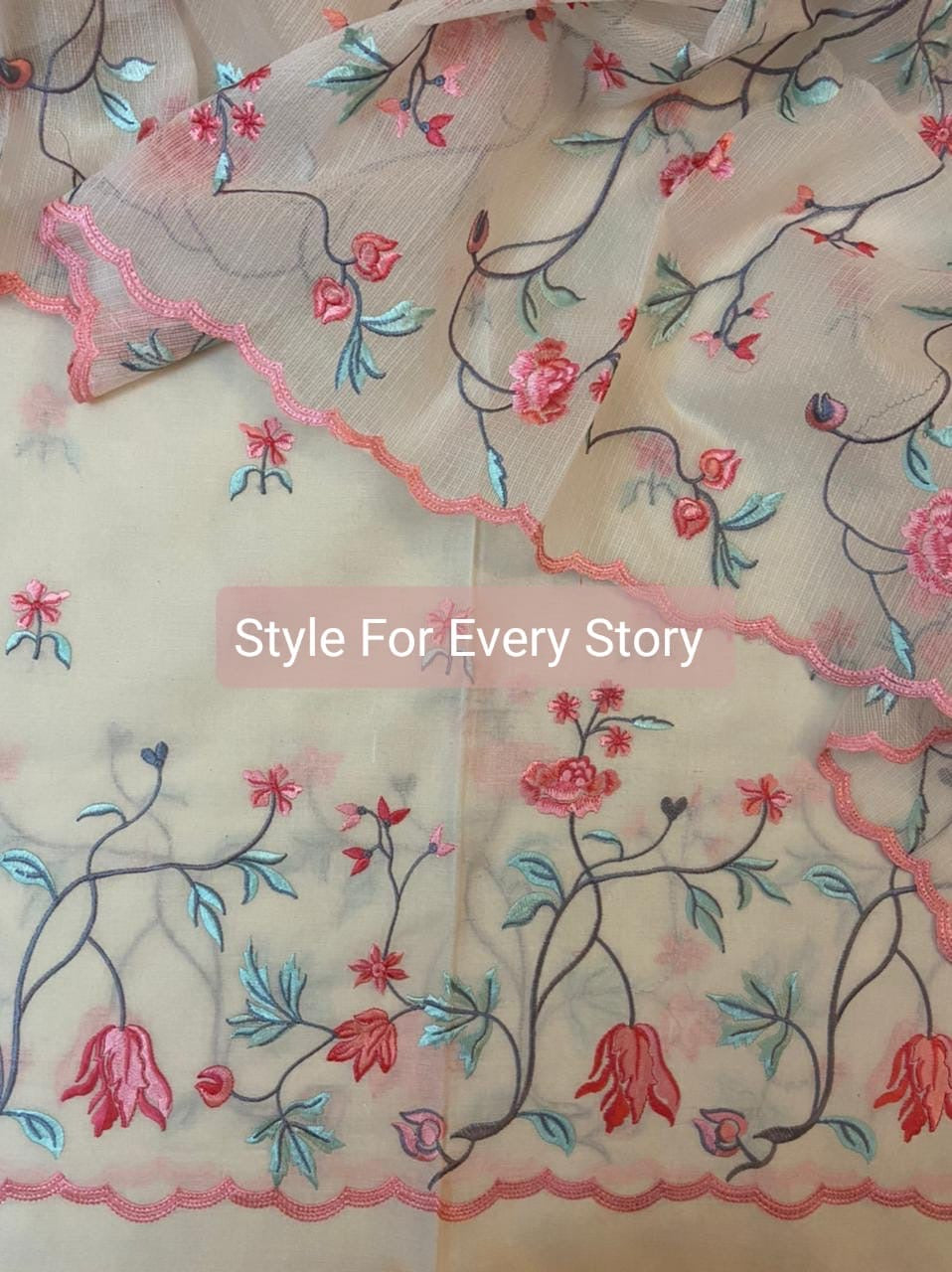 PURE CHANDER SILK PARSI GARA SUIT CH5417 Pink