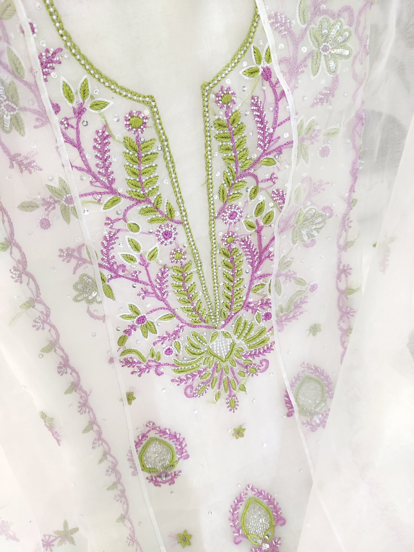 Atharva Heritage Sheer Luxury Premium Lucknowi Collection LUCK0102