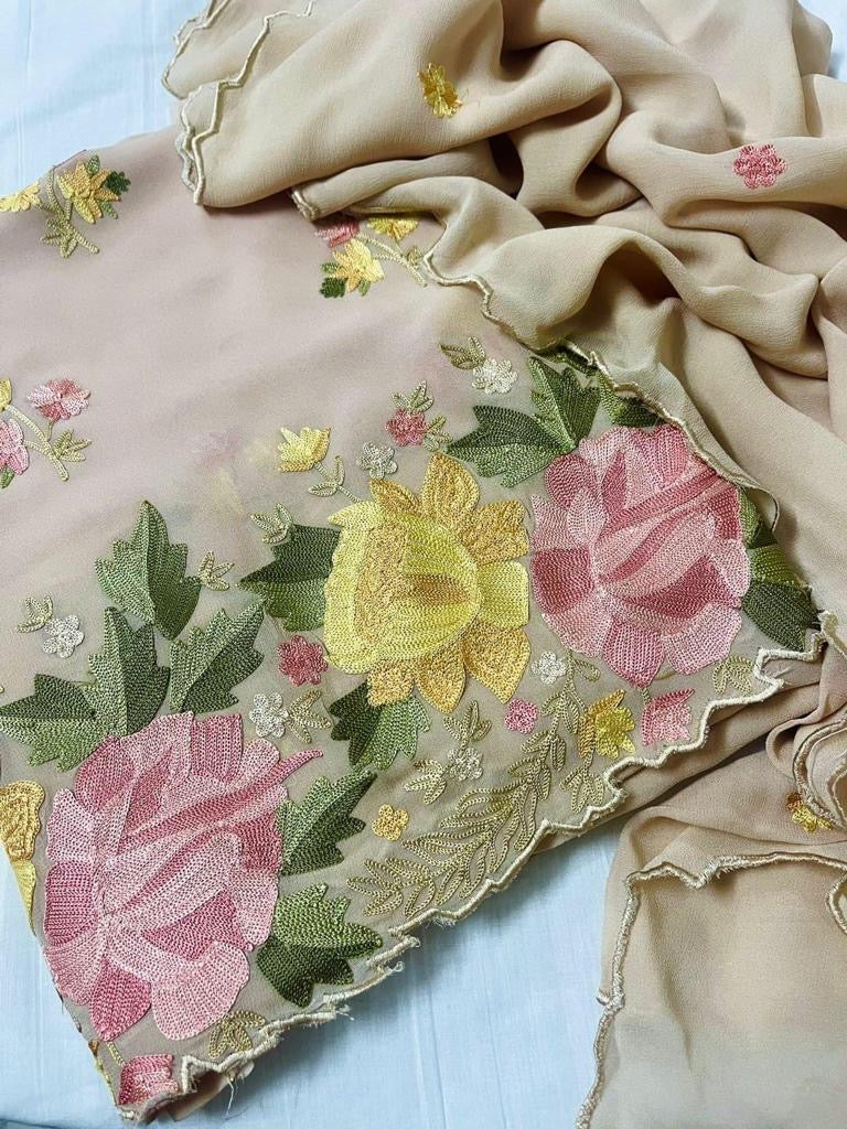 Atharva Heritage/ Georgette PARSI GARA SUIT GR0010