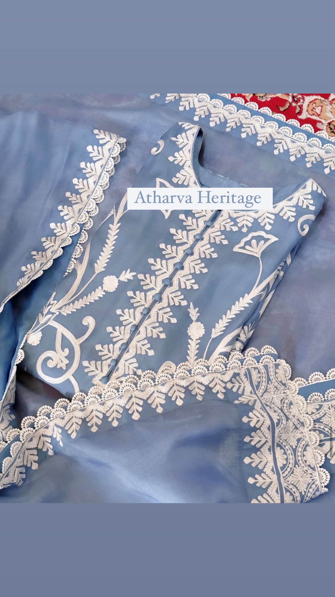 Pure Handwoven Chanderi silk Pakistani suit PRP002