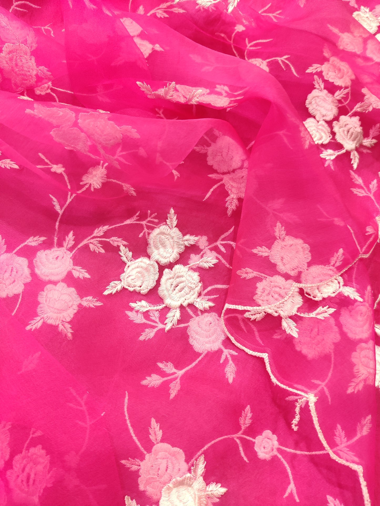 SHEER LUXURY PARSI GARA SUIT SHEER0099(B) PINk