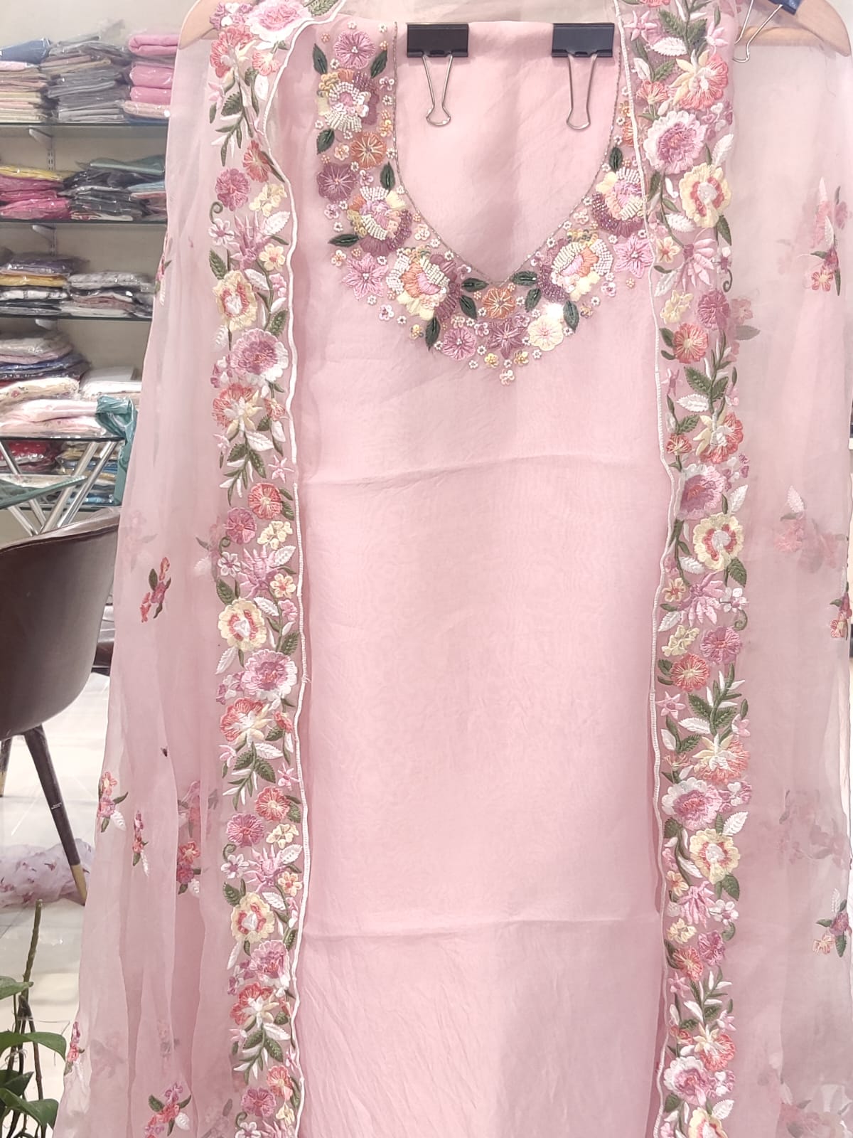 Sheer Luxury Pakistani unstitched Suit SLP004