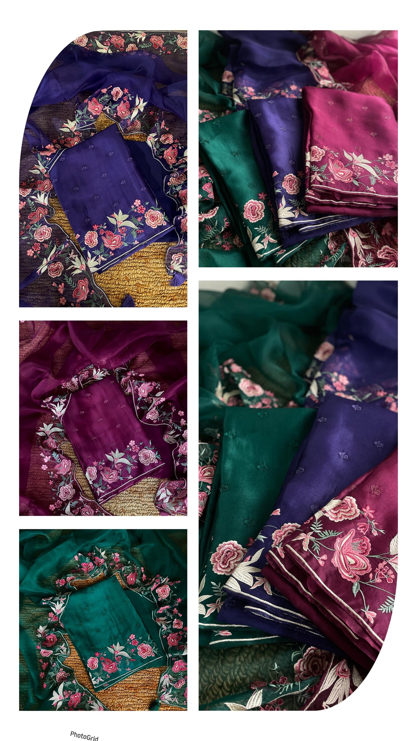 SHEER LUXURY PARSI GARA SUIT SHEER008