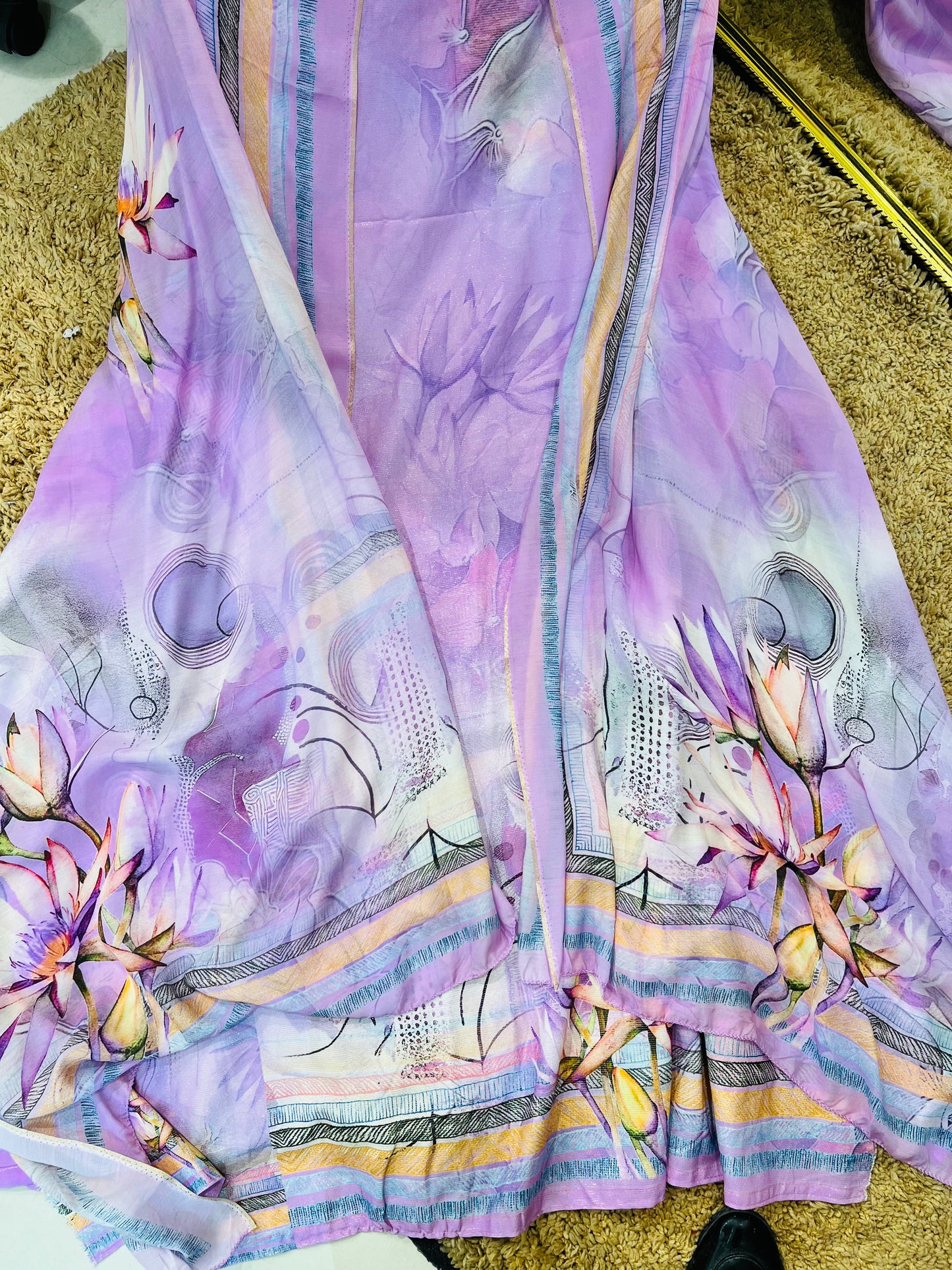SUMMER VIBES /PURE MUSLIN COTTON MCOP01 Lavender