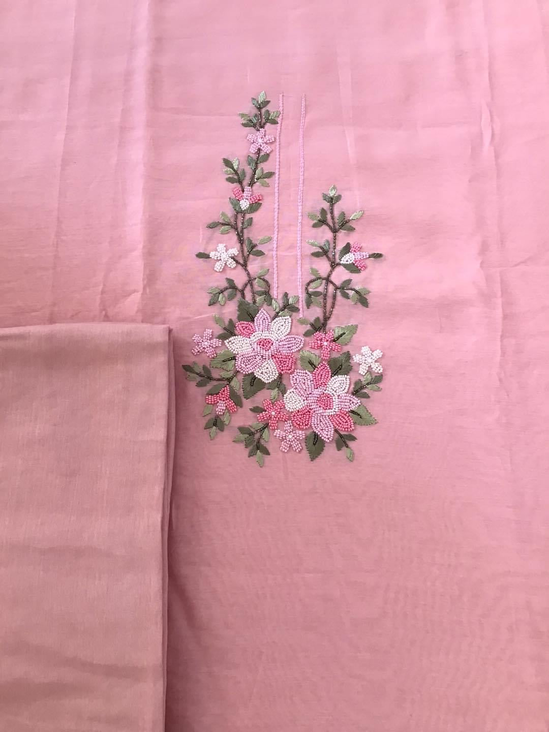 PURE CHANDERI SILK AND ORGANZA EDITS CHO008