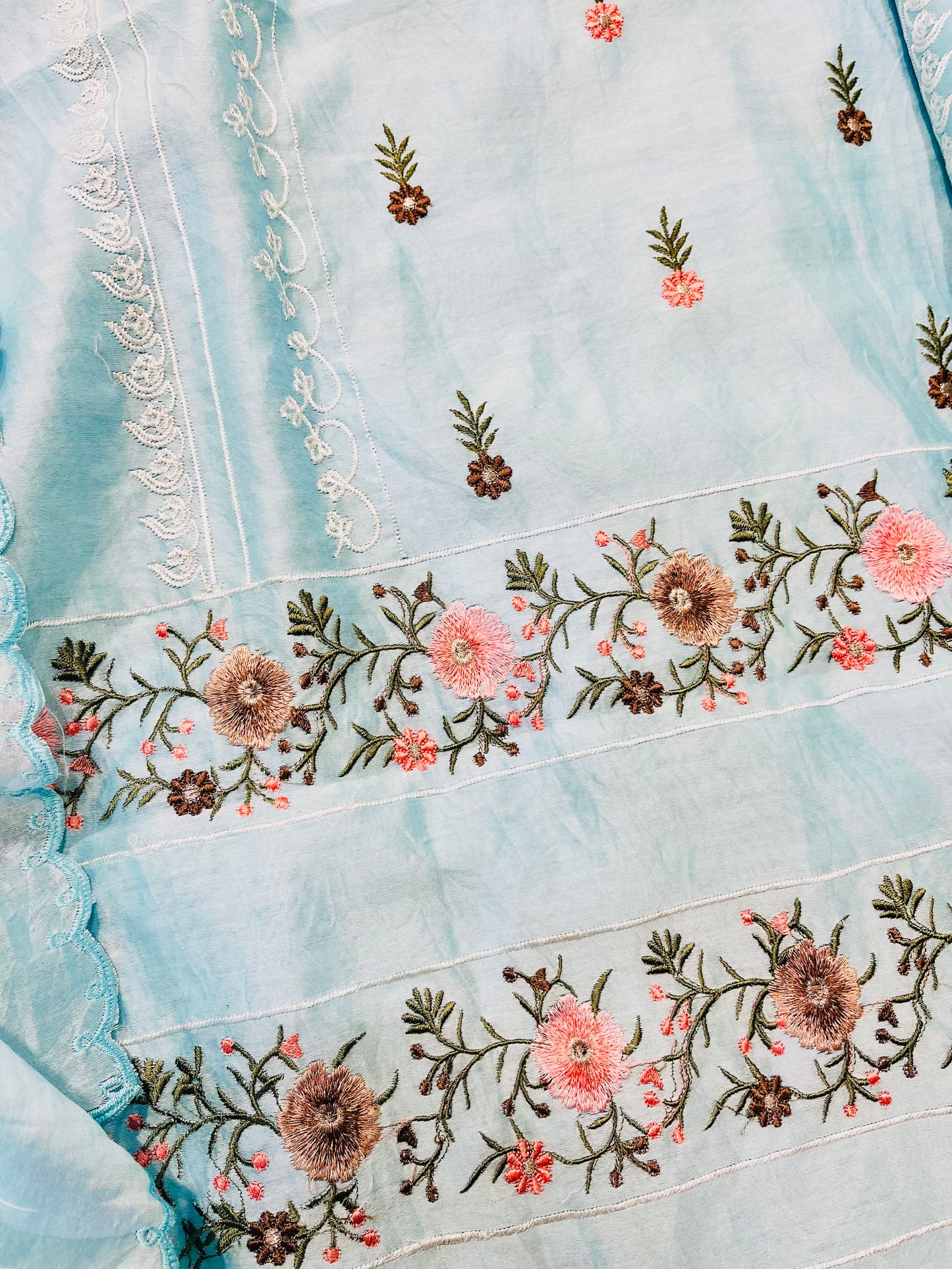 PURE MUL CHANDER PARSI GARA SUIT CH5426B Blue