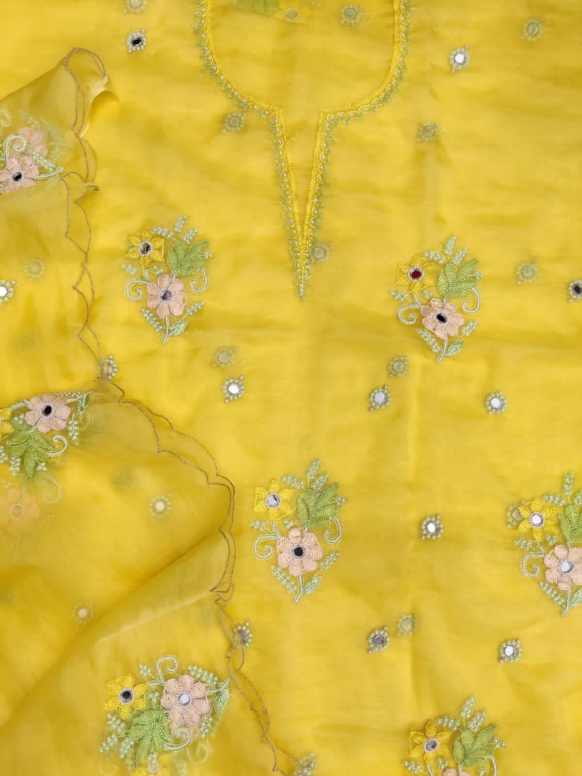 ATHARVA HERITAGE “NOOR” – Silk Organza Regalia Chikankari Elegance” Sheer000115