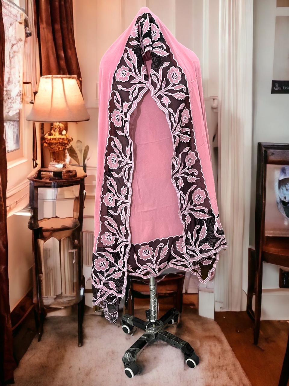 ATHARVA Hand Embroidery Salwar Kameez/Georgeete Cut-Work/Georgette Applique Shirt & Dupatta/Santoon Bottom/Custom Stitch Unstitch/Plazo/Pant/ CUT80491