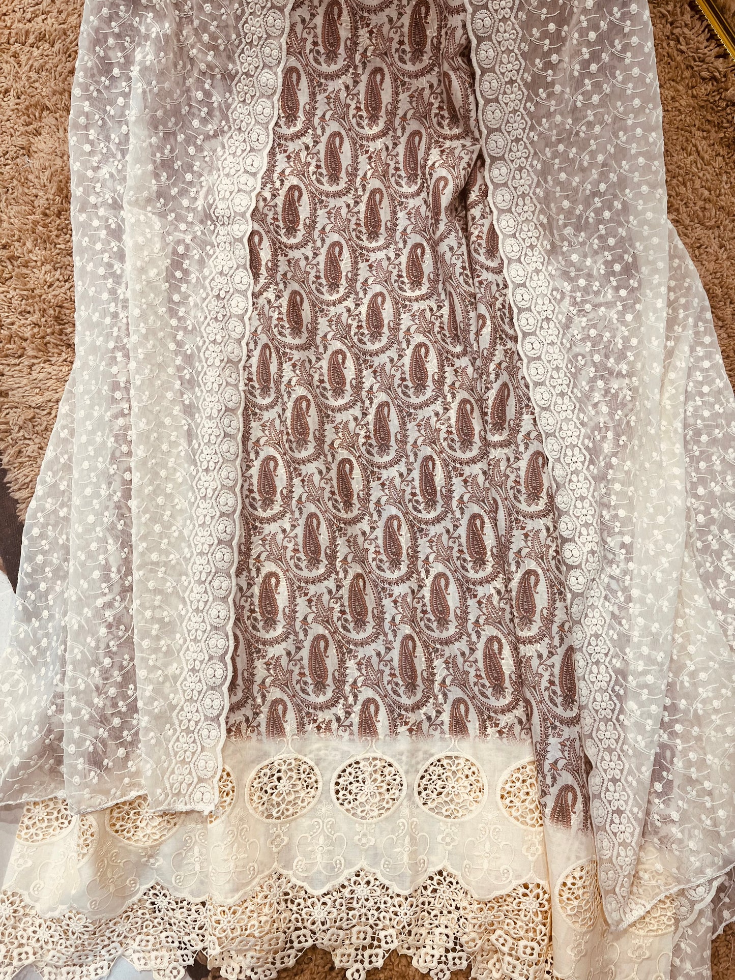 SUMMER VIBES /PURE MUL COTTON COP02 Ivory