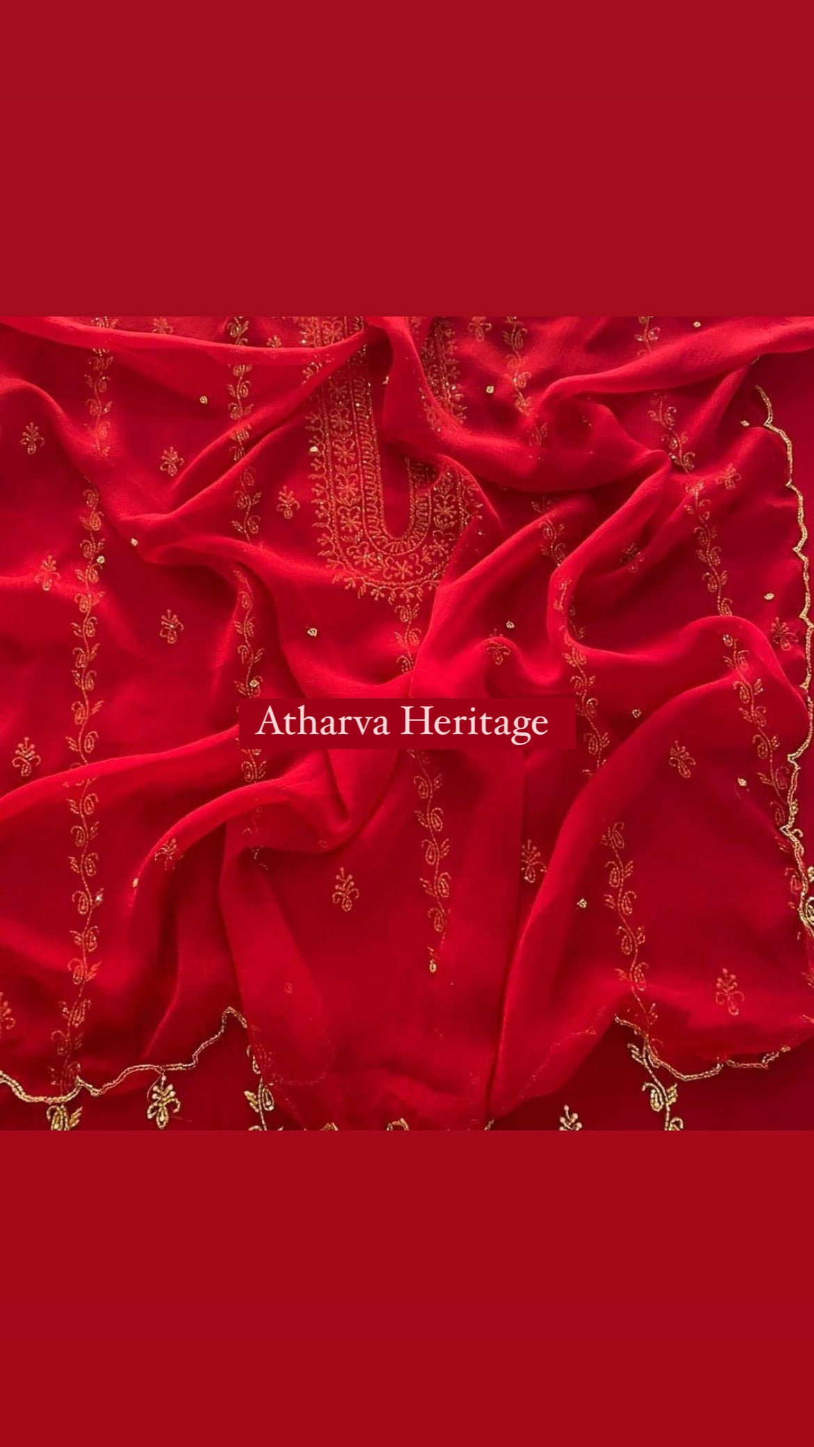 ATHARVA Hand Embroidery Salwar Kameez/Chanderi Ladies Suit/Pure Silk Organza Dupatta/Cut Dana/Custom Stitch Unstitch/Gift/CH16765