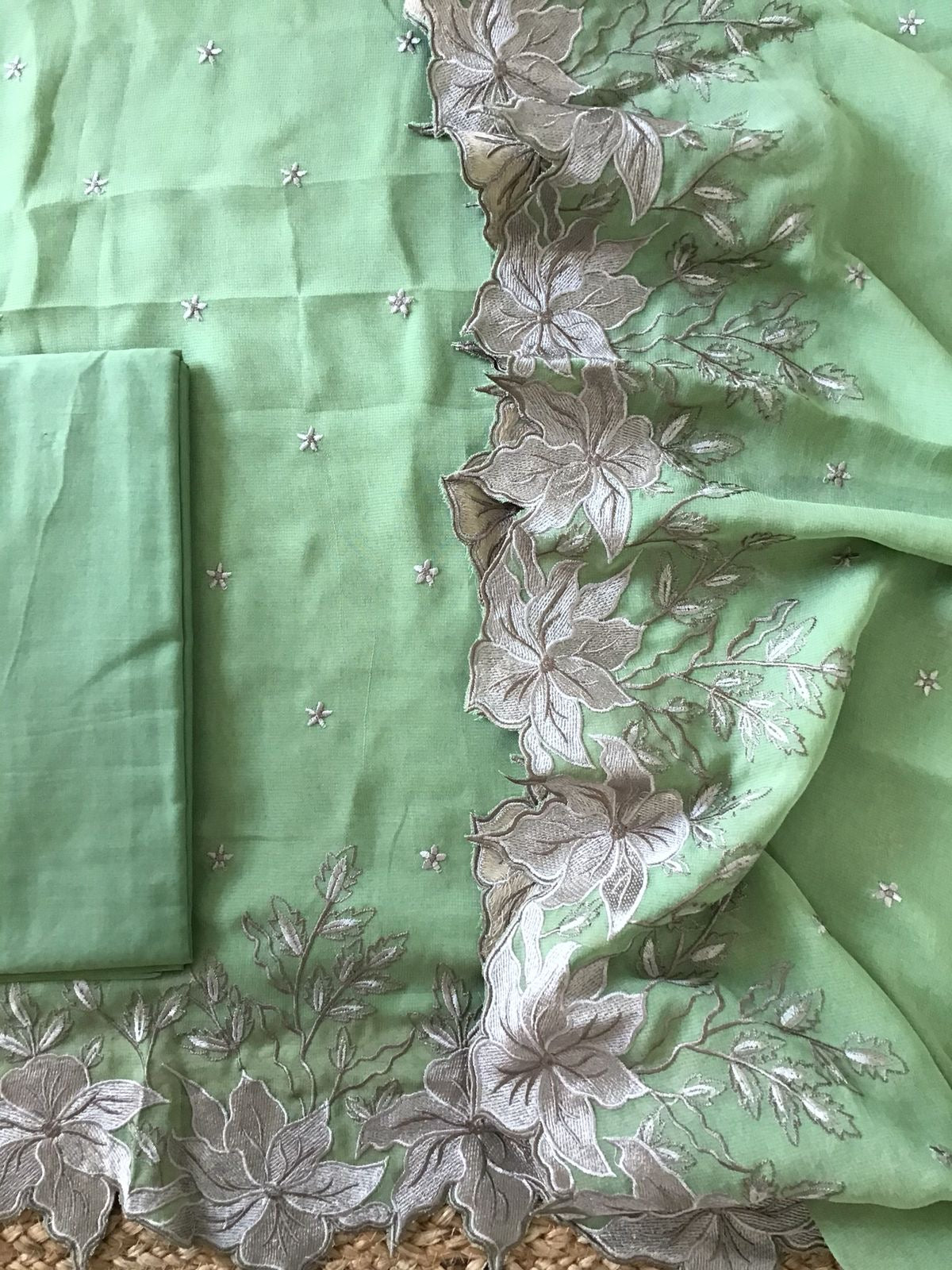 Atharva Heritage/ Georgette PARSI GARA SUIT GR009