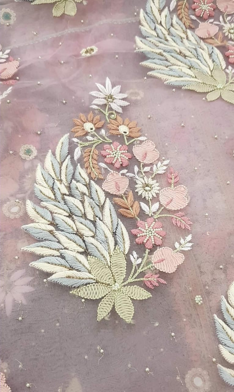 Atharva Heritage Sheer Luxury Premium Lucknowi Collection LUCK0103