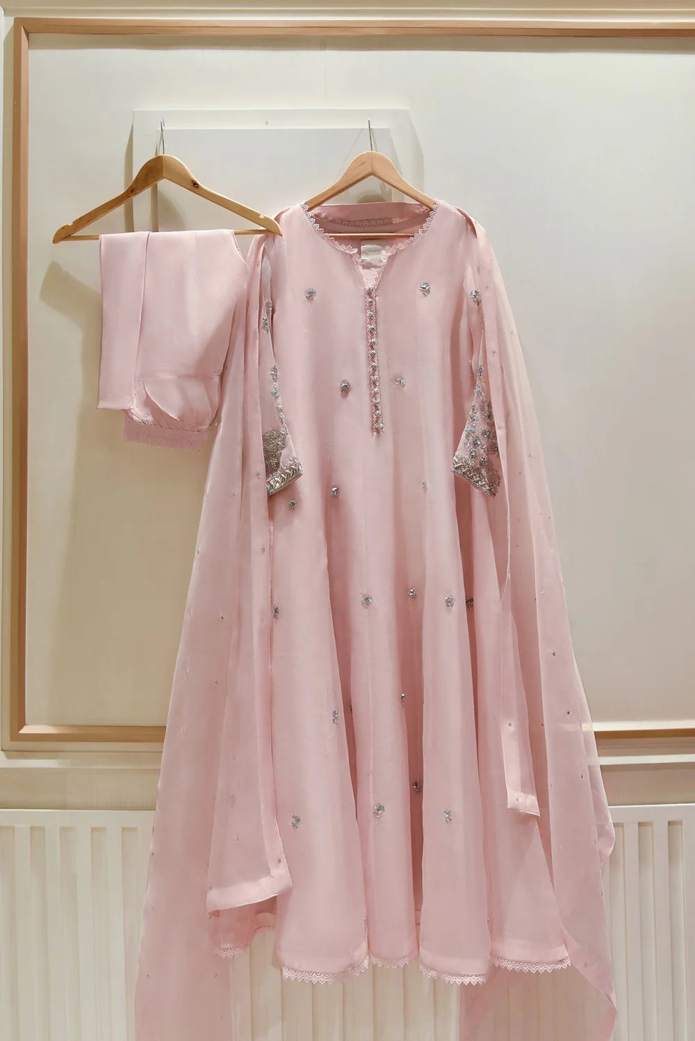 Atharva Heritage Pure Silk Organza Anarkali OAA001