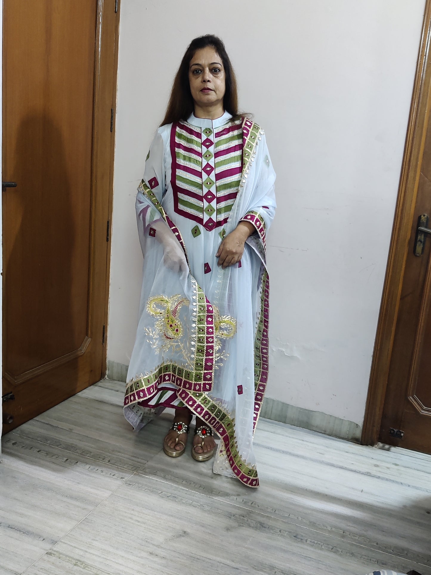 Georgette Anarkali By Atharva Heritage GA001