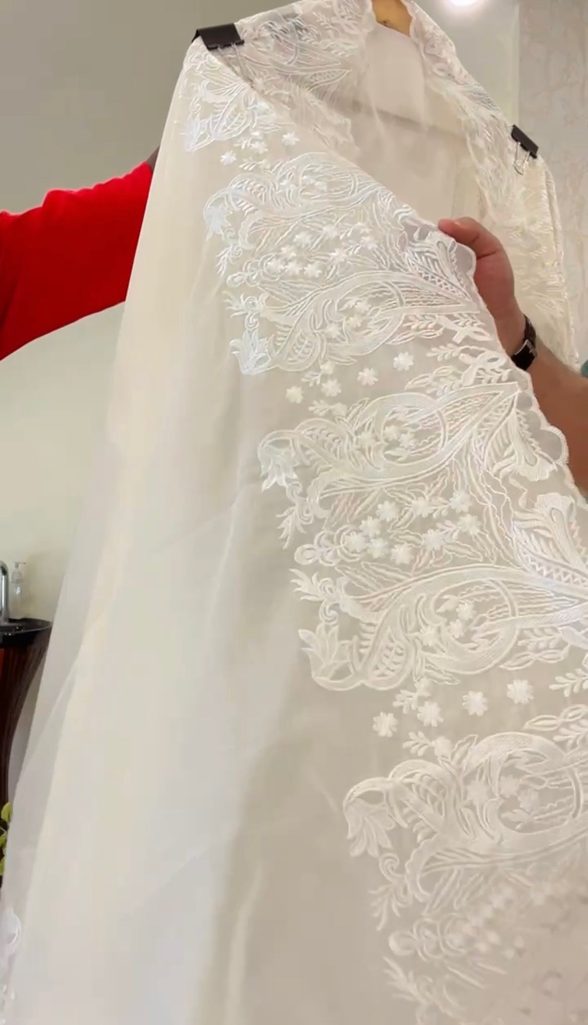 ATHARVA HERITAGE PURE CHANDERI SILK 70 GRAMS PAKISTANI SUIT EDITS CHO00157 IVORY