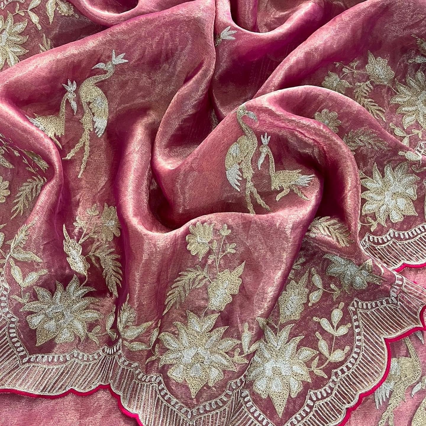 MAHARANI LUXURY TISSUE SILK SUIT MTC006