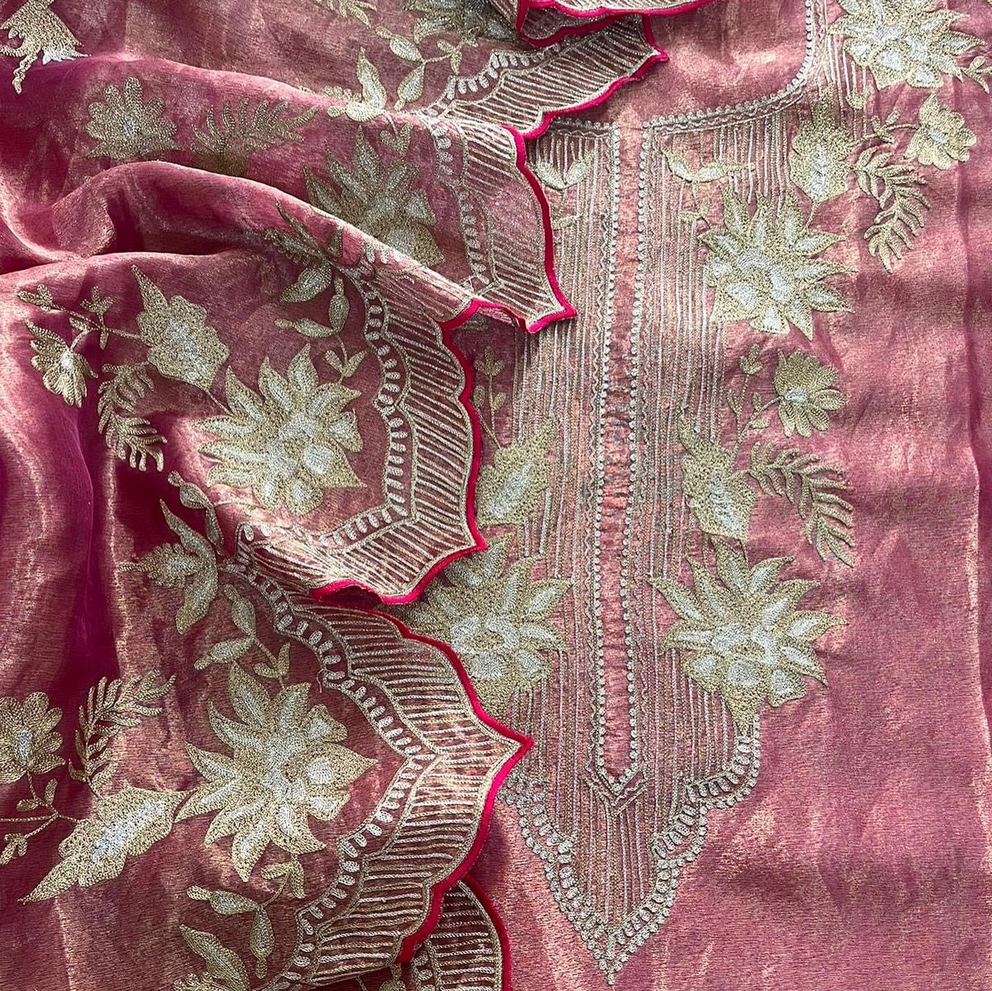 MAHARANI LUXURY TISSUE SILK SUIT MTC006