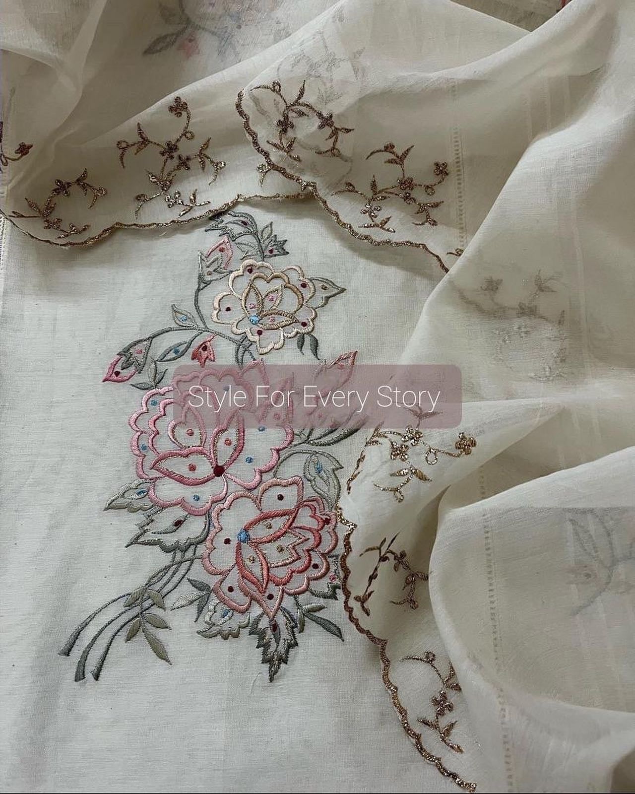 PURE CHANDER SILK KASHMIRI PARSI SUIT CH54308