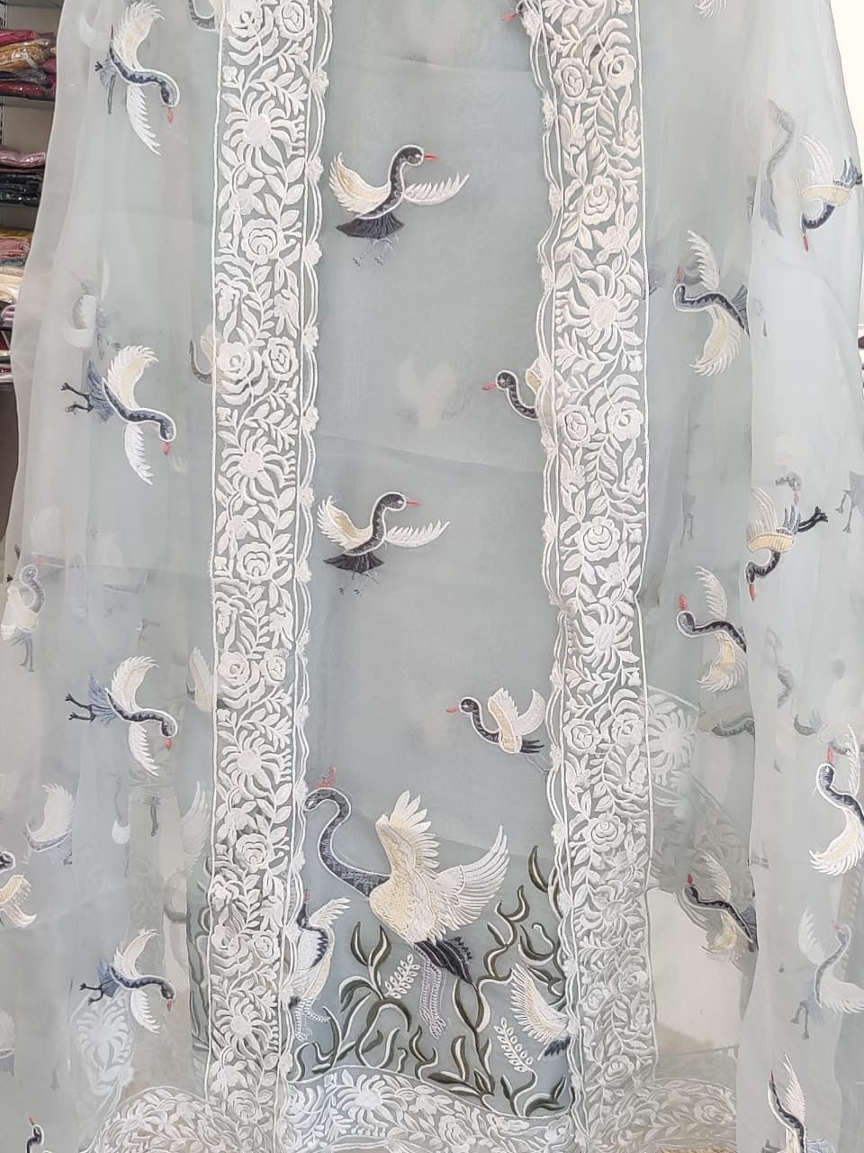 Atharva Heritage SHEER LUXURY PARSI GARA SUIT SHEER0017