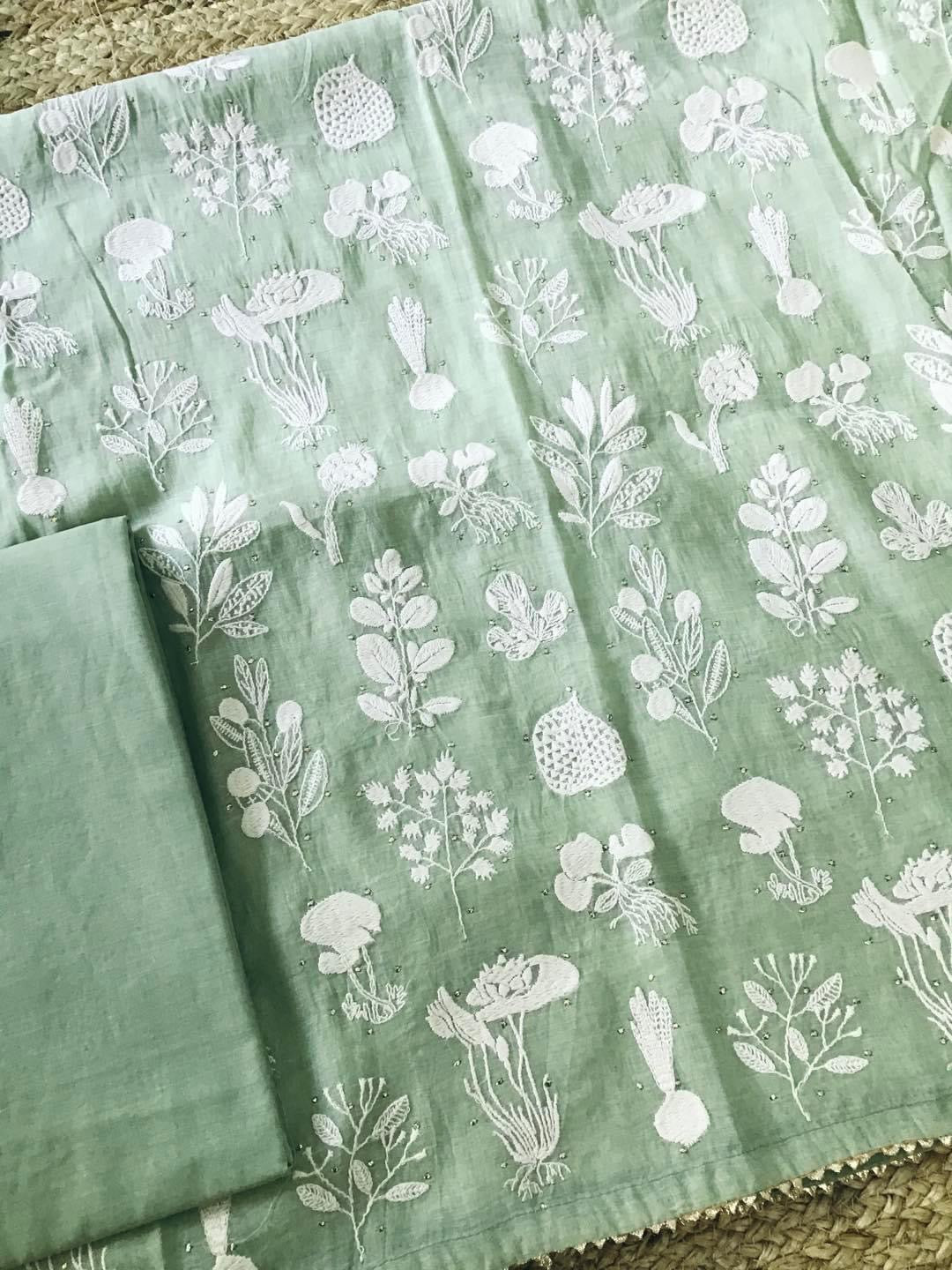 Atharva PURE Mul CHANDER Parsi Gara SUIT CH17558