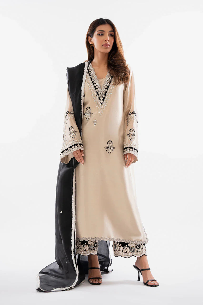 ATHARVA HERITAGE Pure Handloom Tissue Silk 80 Grams Suit with Velevt Applique Pakistani Suit~✨🌼 TVO001
