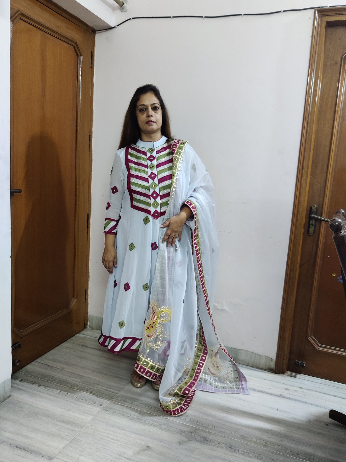 Georgette Anarkali By Atharva Heritage GA001